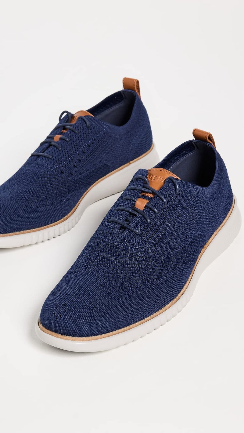 Cole Haan mens 2.zerogrand Stitchlite Oxford, Marine Blue/Vapor Grey, 9.5 US - Image 4